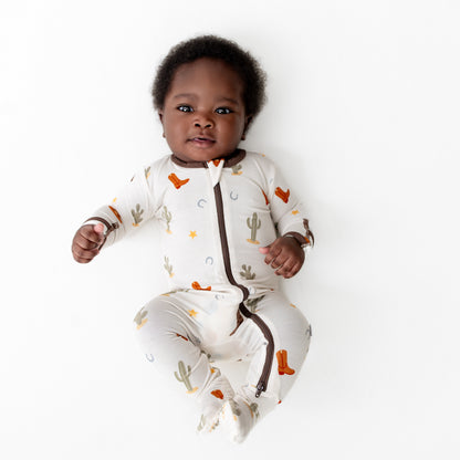 Western Zippered Footie