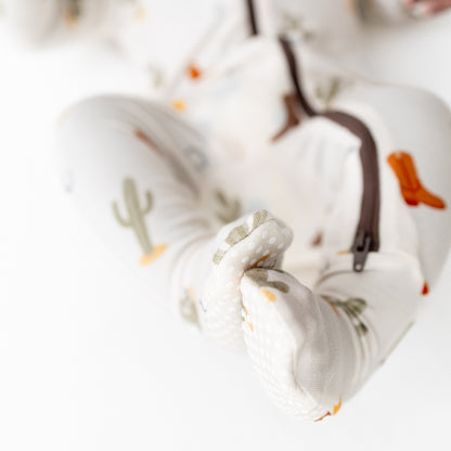 Western Zippered Footie