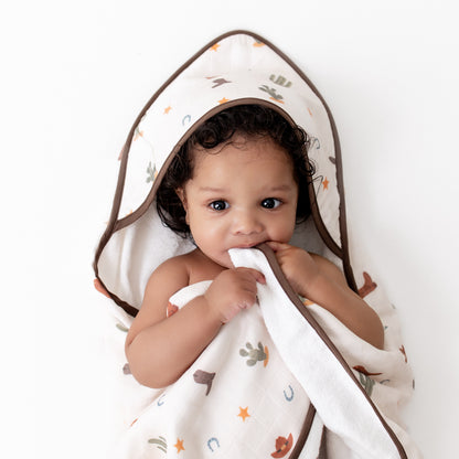 Western Hooded Towel Set