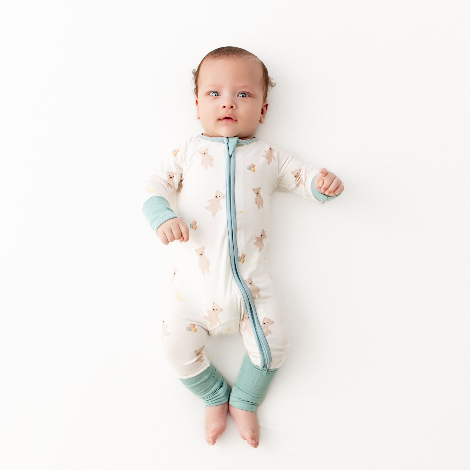 Teddy Bears Convertible Baby Romper – Soft Viscose Made from Bamboo ...