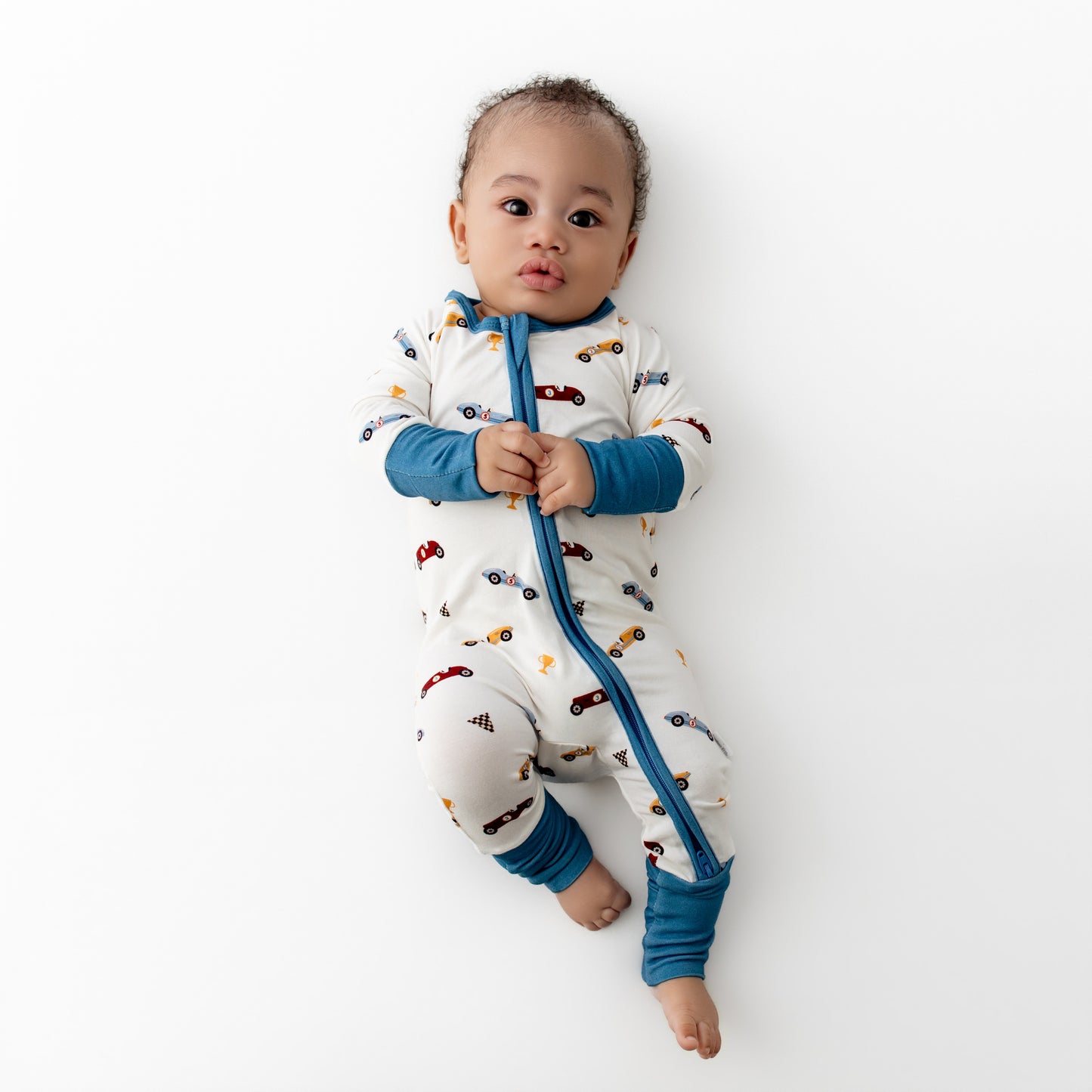 Race Cars Convertible Romper