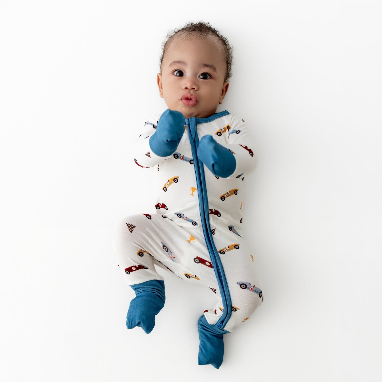 Race Cars Convertible Romper