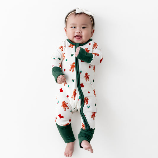 Gingerbread Men Convertible Romper