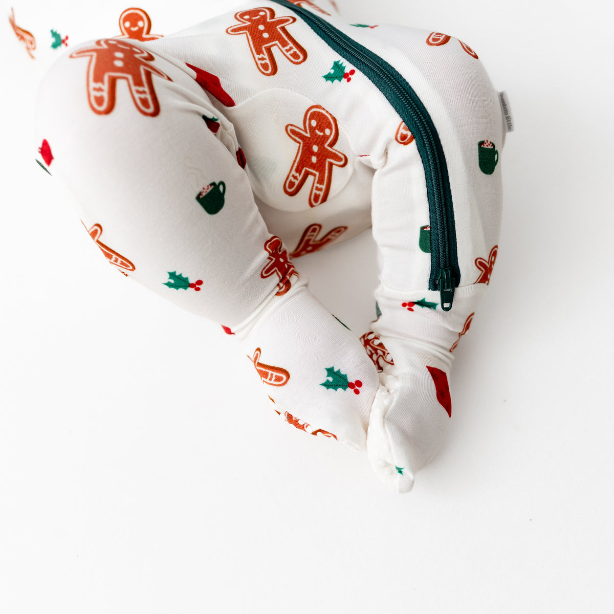 Gingerbread Men Zippered Footie