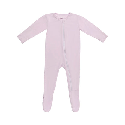 Lavender Zippered Footie