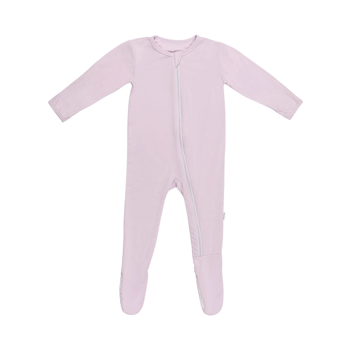 Lavender Zippered Footie