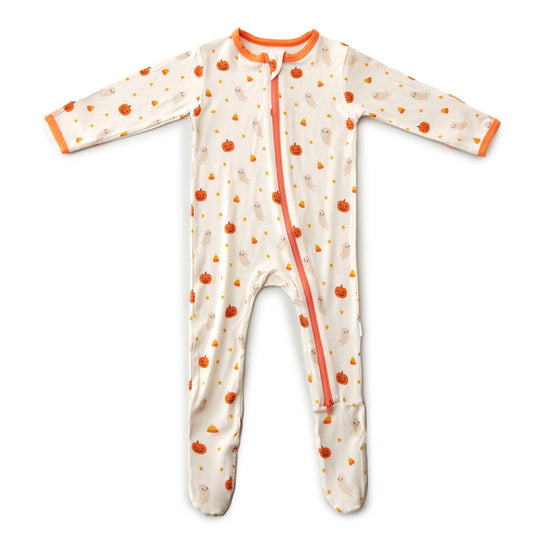 Halloween Zippered Footie