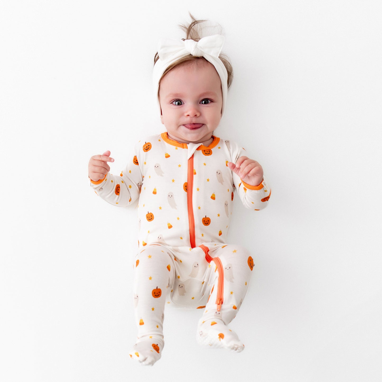 Halloween Zippered Footie