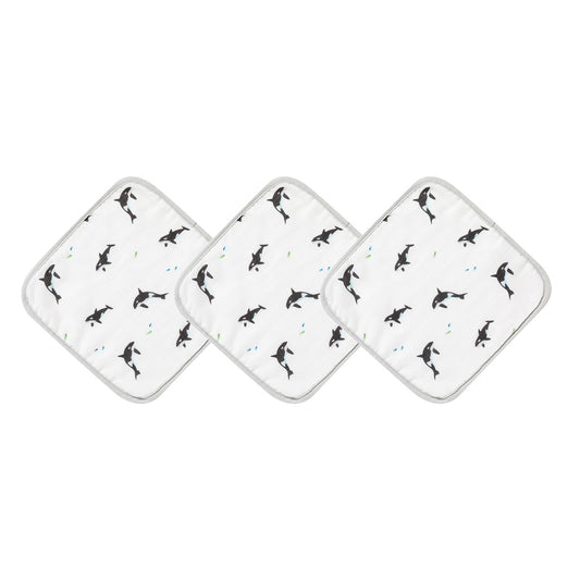 Orca Washcloth Set
