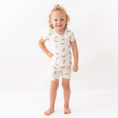 Otter Short Sleeve Pajama Set
