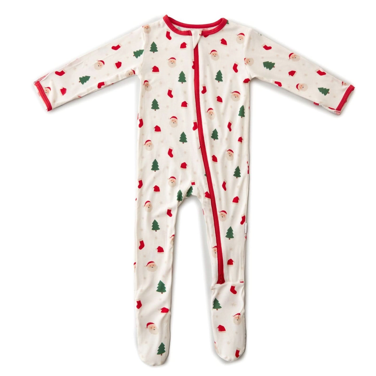 Santa Zippered Footie