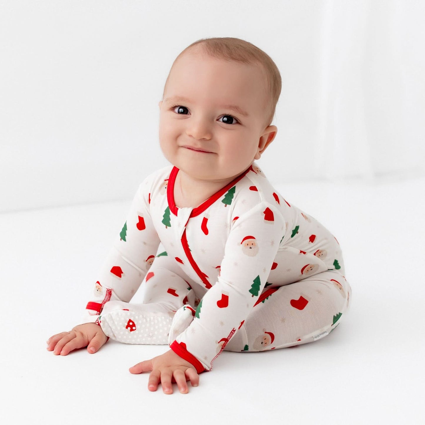 Santa Zippered Footie