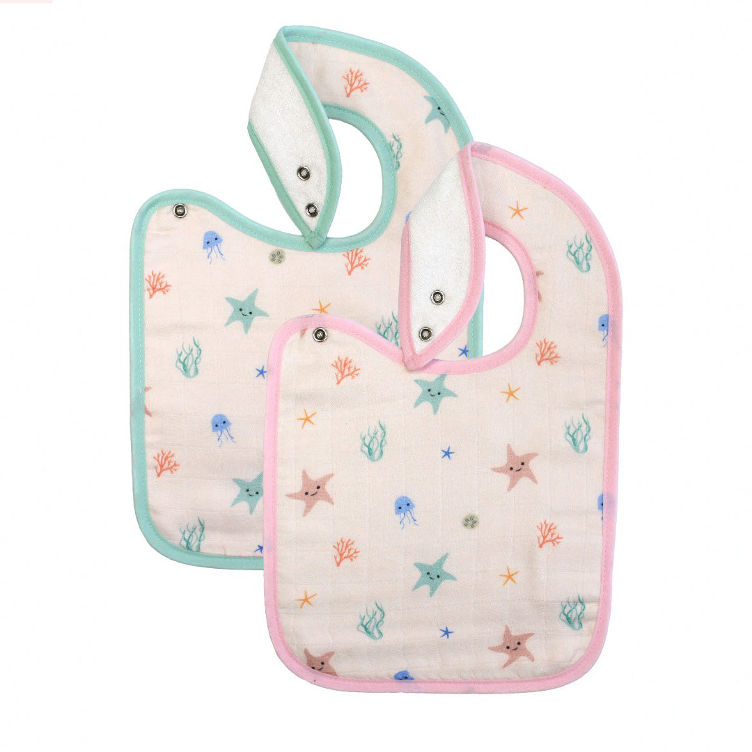 Starfish Bib Set