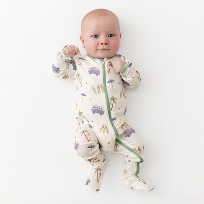 Surfboards Zippered Footie
