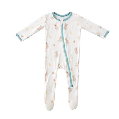Teddy Bears Zippered Footie