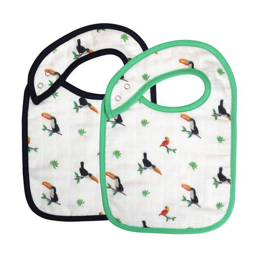Toucan Bib Set