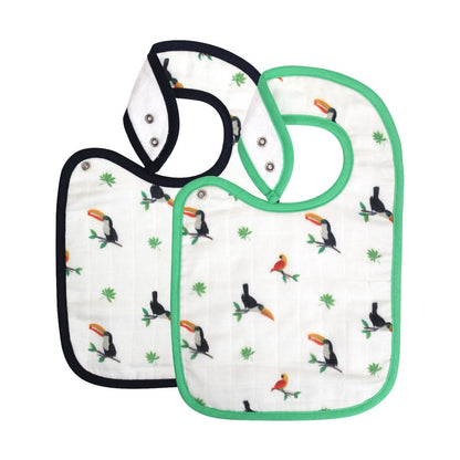 Toucan Bib Set