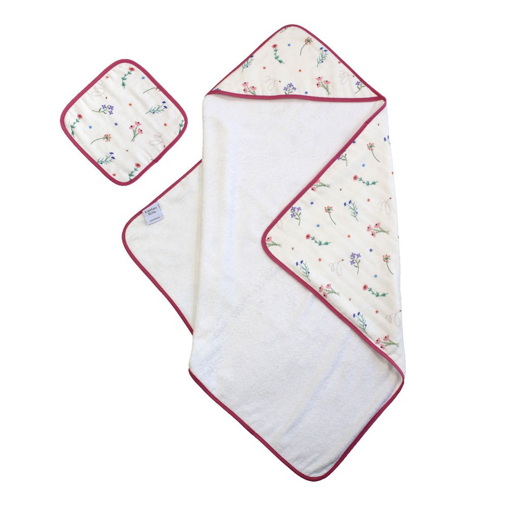 Wildflowers Hooded Towel Set
