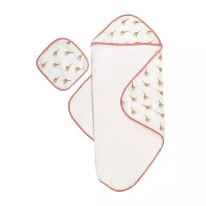 giraffe hooded towel