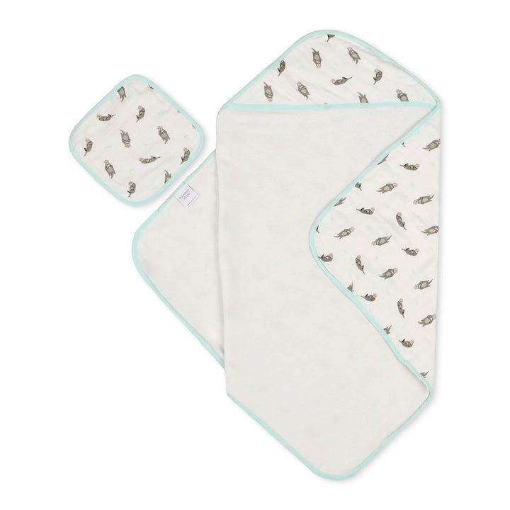 bamboo hooded towel set