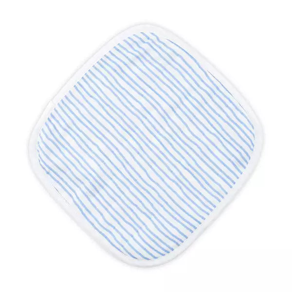 blue washcloth