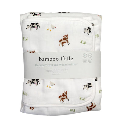 Cow Hooded Towel Set