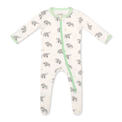 Elephant Zippered Footie