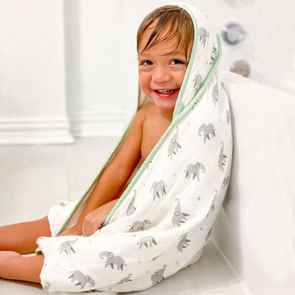 elephant baby towels