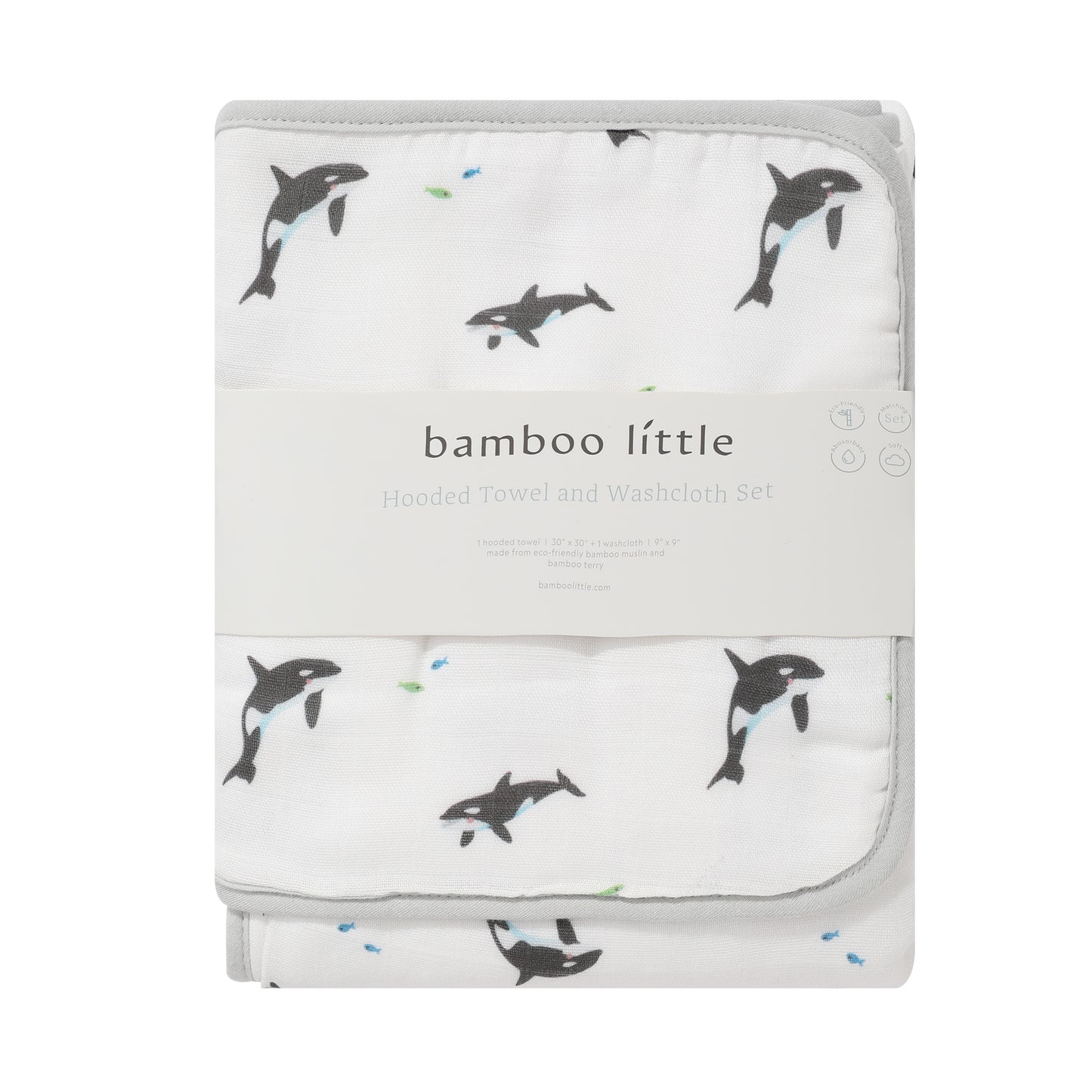 Orca Hooded Towel Set
