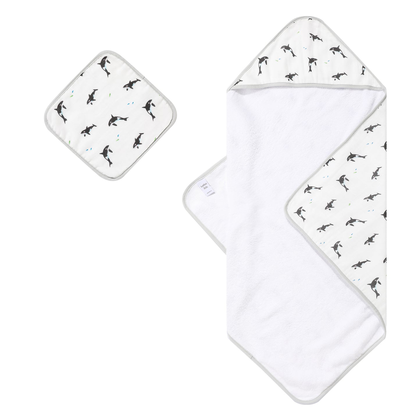 Orca Hooded Towel Set