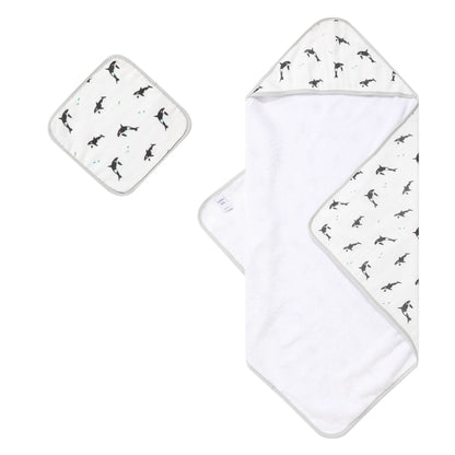 Orca Hooded Towel Set