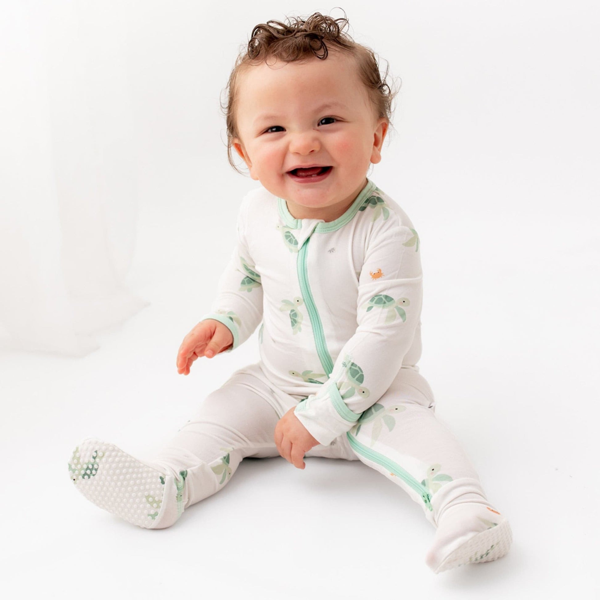 bamboo zippered footie